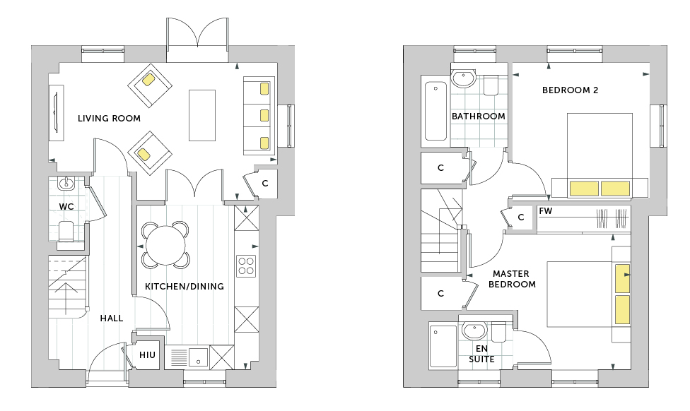 Floorplan for Plot 315 at Elmsbrook